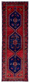 3'6" x 10'3" - Handmade Vintage Persian Style Rug