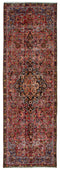 3'4" x 9'11" - Handmade Vintage Persian Style Rug