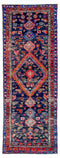 3'5" x 9'3" - Handmade Vintage Persian Style Rug