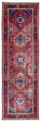 3'2" x 9'11" - Handmade Vintage Persian Style Rug
