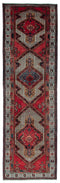 3'5" x 11' - Handmade Vintage Persian Style Rug