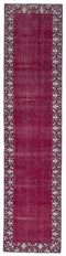 2'9" x 12'3" - Handmade Vintage Persian Style Rug