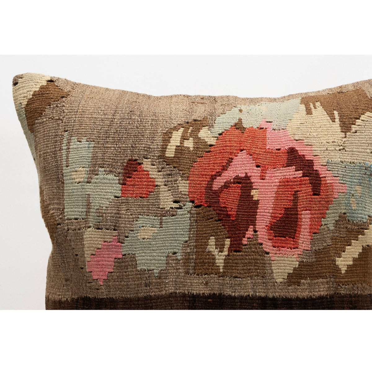 Handmade Neutral Throw Pillow Cover 20" x 20"