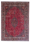 9'7" x 12'11" - Handmade Vintage Persian Style Rug