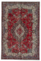 7'1" x 10'7" - Handmade Vintage Persian Style Rug