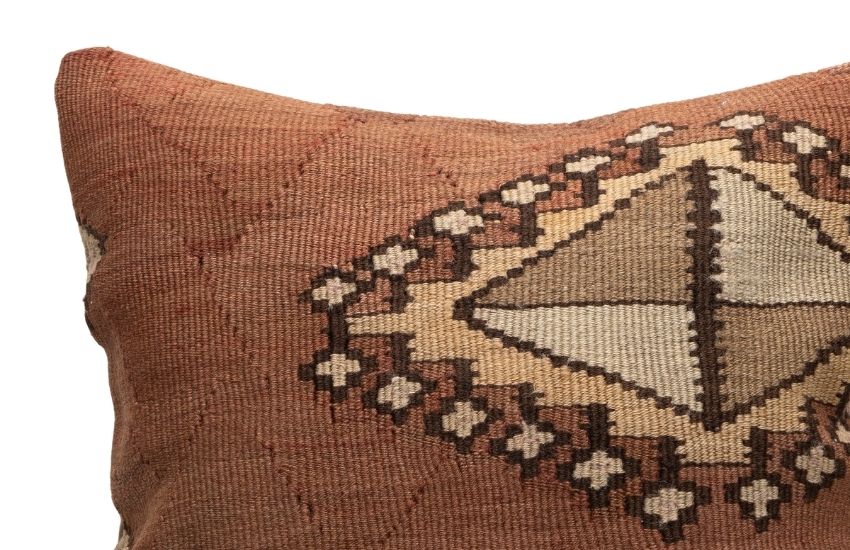 Vintage Neutral Kilim Pillow Case 20" x 20"