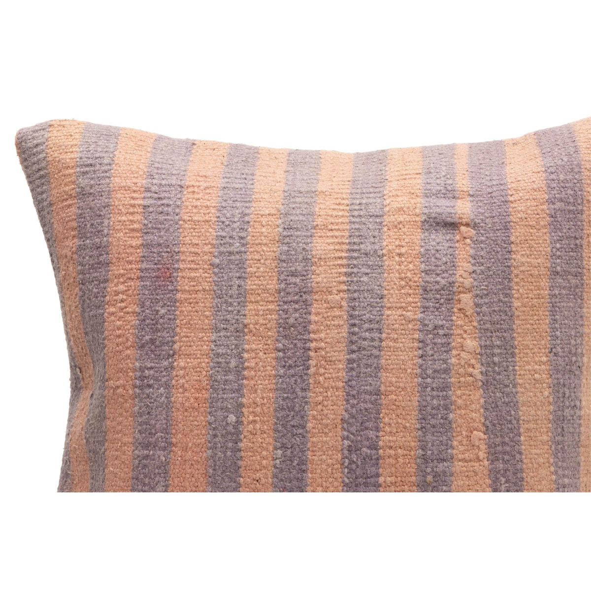 Handwoven Striped Kilim Throw Pillow Case 16" x 16"