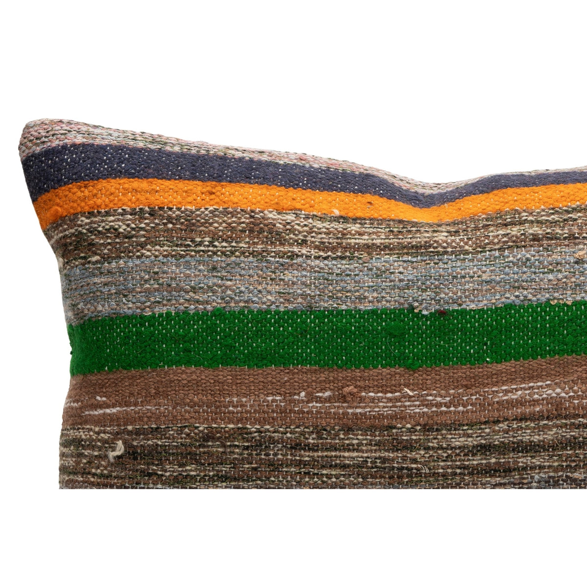 Striped Ethnic Kilim Pillow Cover 16" x 24"