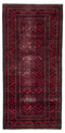 2'11" x 6' - Handmade Vintage Persian Style Rug