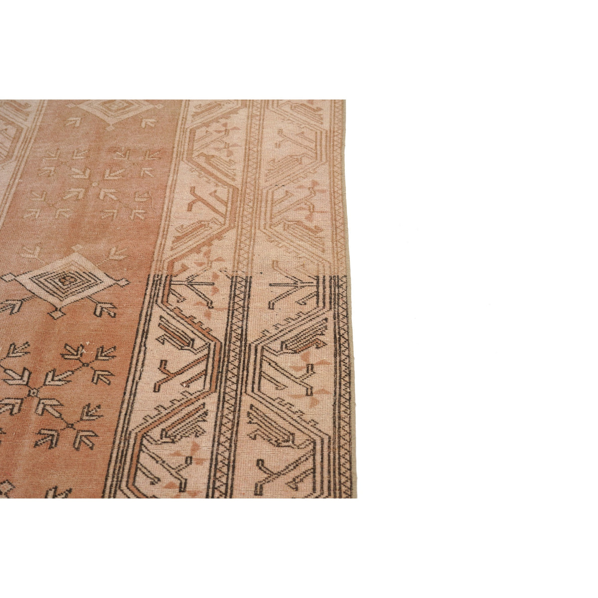 Myslin - (3'10'' x 6'8'') Vintage Turkish Rug