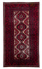 4'2" x 7'3" - Handmade Vintage Persian Style Rug