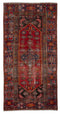 3'5" x 7'1" - Handmade Vintage Persian Style Rug