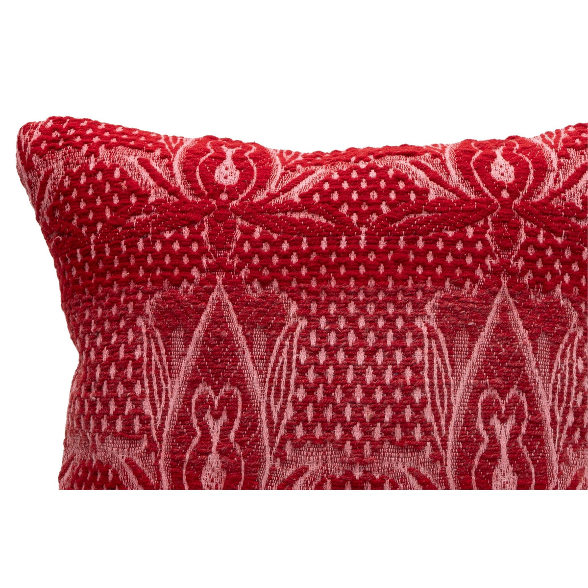 Handmade Red Kilim Throw Pillow Case 16" x 16"