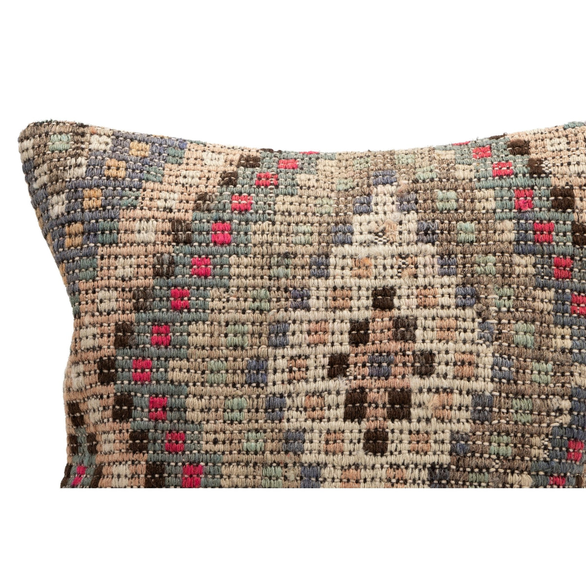 Handwoven Vintage Kilim Pillow Case 16" x 16"