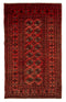 3'5" x 5'10" - Handmade Vintage Persian Style Rug