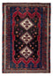 4'10" x 7'1" - Handmade Vintage Persian Style Rug
