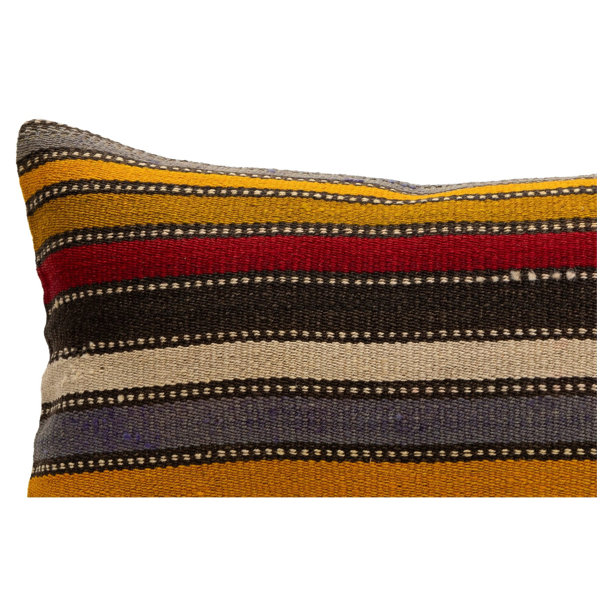 Vintage Kilim Throw Pillow Cover 12" x 20"