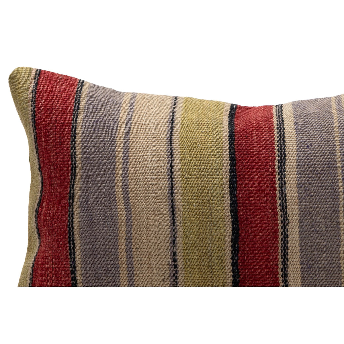 Vintage Striped Kilim Cushion Cover 12" x 20"