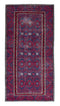 4'5" x 9' - Handmade Vintage Persian Style Rug