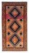 4'5" x 9'4" - Handmade Vintage Persian Style Rug