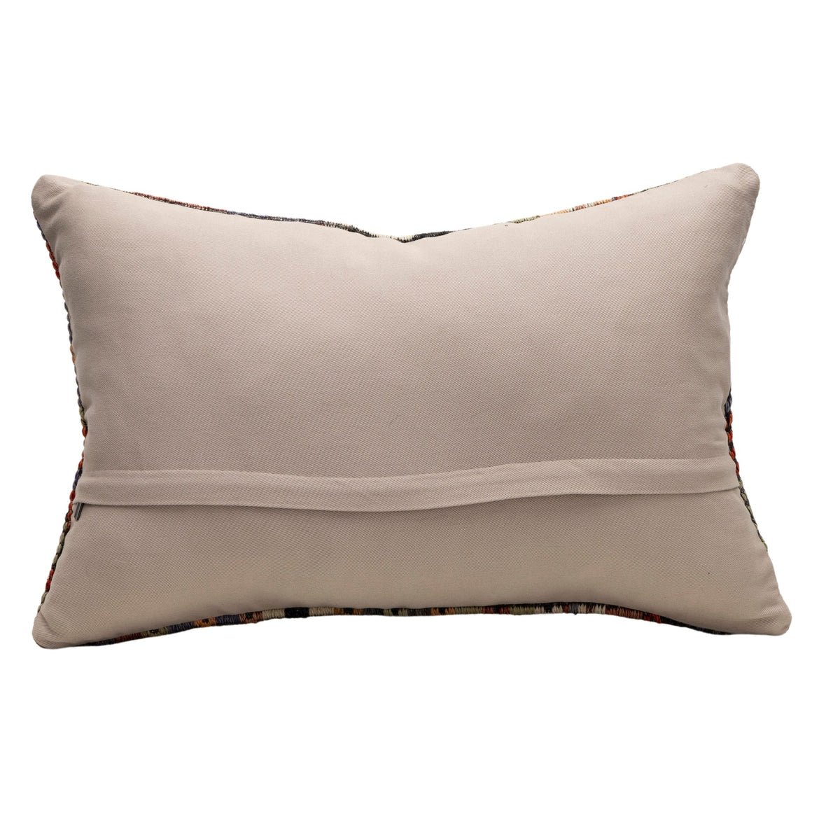 Handwoven Oriental Kilim Throw Pillow Case 16" x 24"