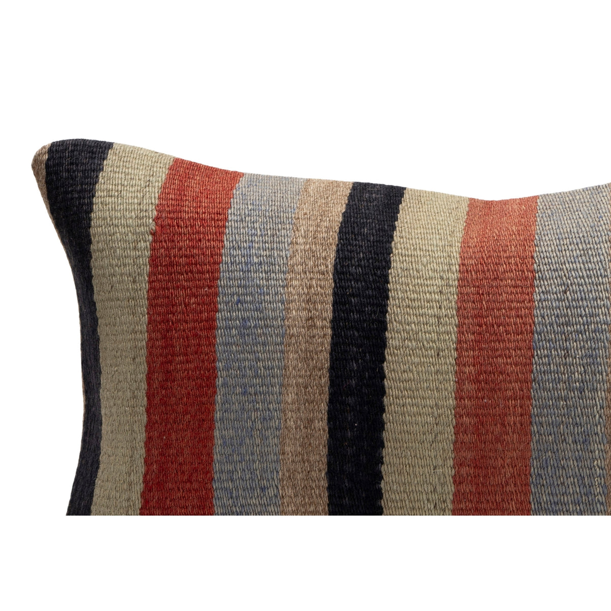 Vintage Striped Kilim Pillow Case 12" x 20"