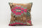 20x20 Wool Turkish Kilim Accent Pillow Cover