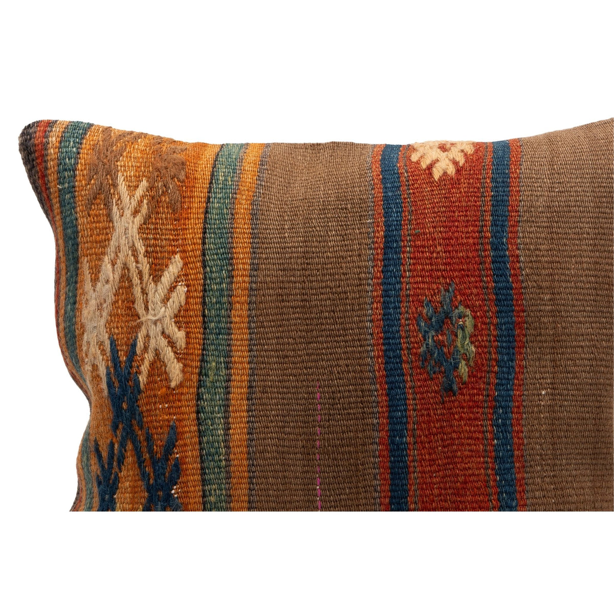 Handmade Kilim Throw Pillow Cover 16" x 16"