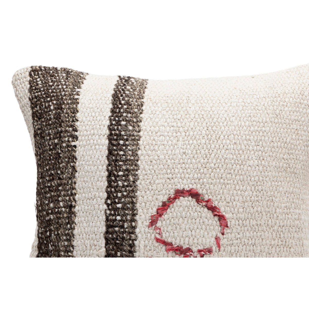 Handwoven Kilim Throw Pillow Cover 16" x 16"