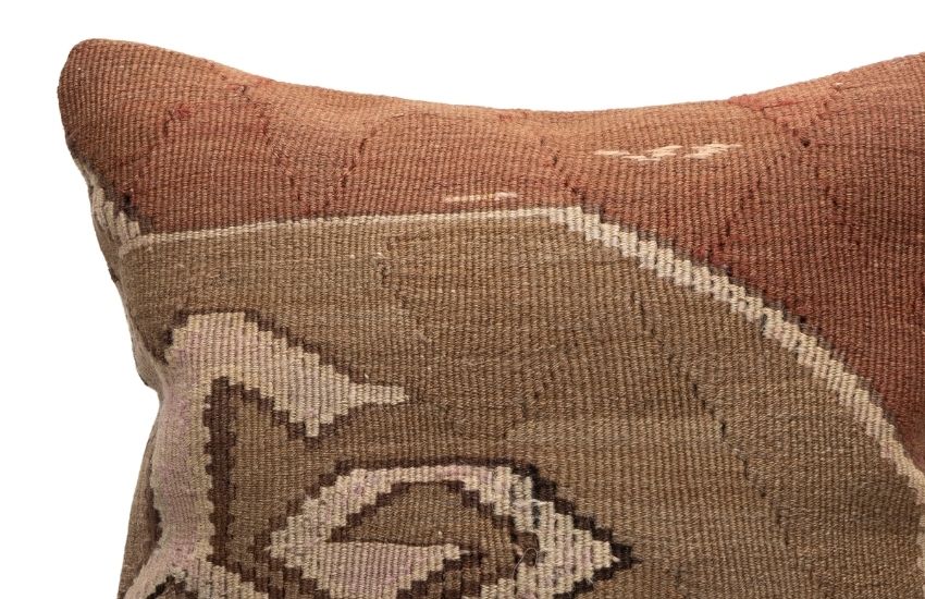 Vintage Neutral Kilim Pillow Case 20" x 20"