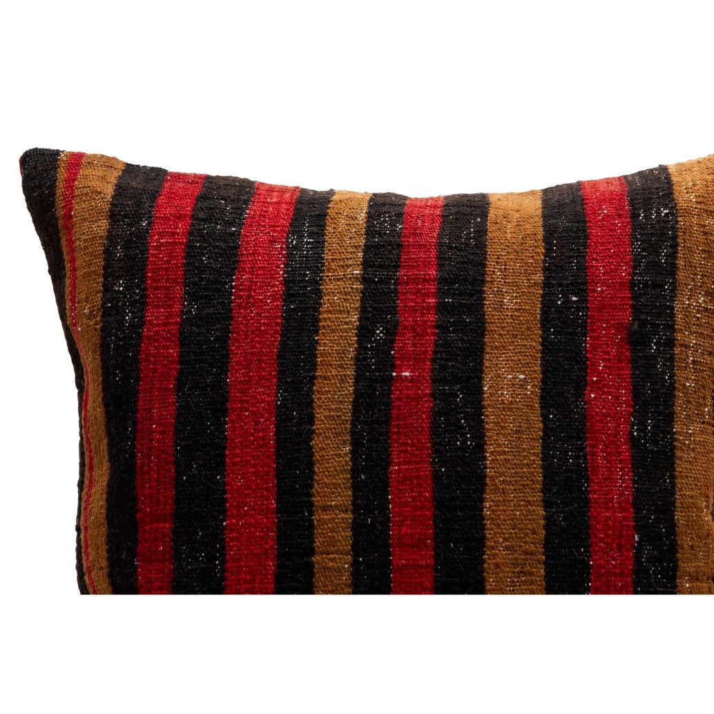 Striped Vintage Kilim Throw Pillow Cover 20" x 20"