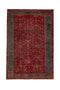 4'9" x 9'7" - Handmade Vintage Persian Style Rug