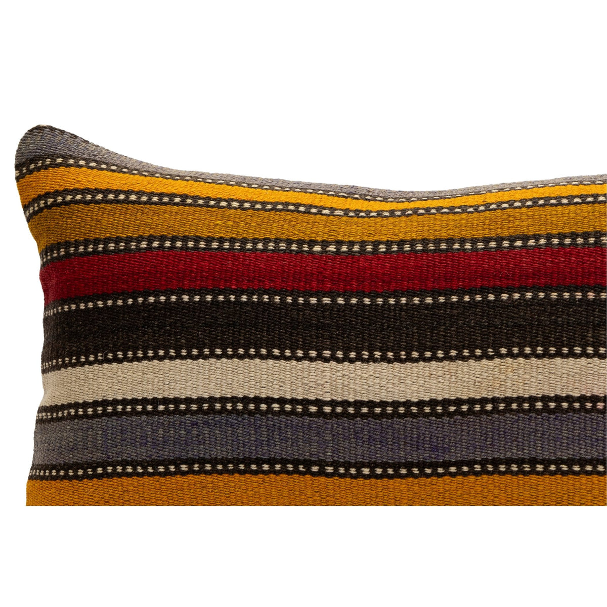 Vintage Kilim Throw Pillow Cover 12" x 20"