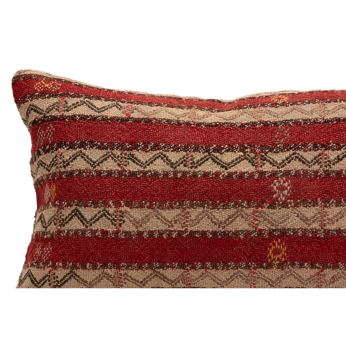 Striped Boho Throw Pillow Cover