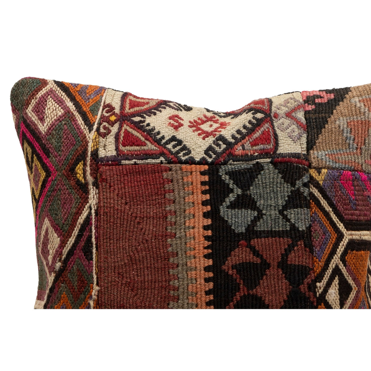 Handmade Vintage Turkish Kilim Pillow Cover