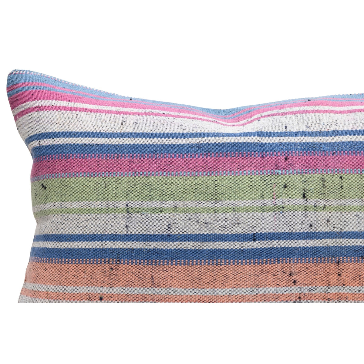 Vintage Striped Kilim Pillow Cover 16" x 24"