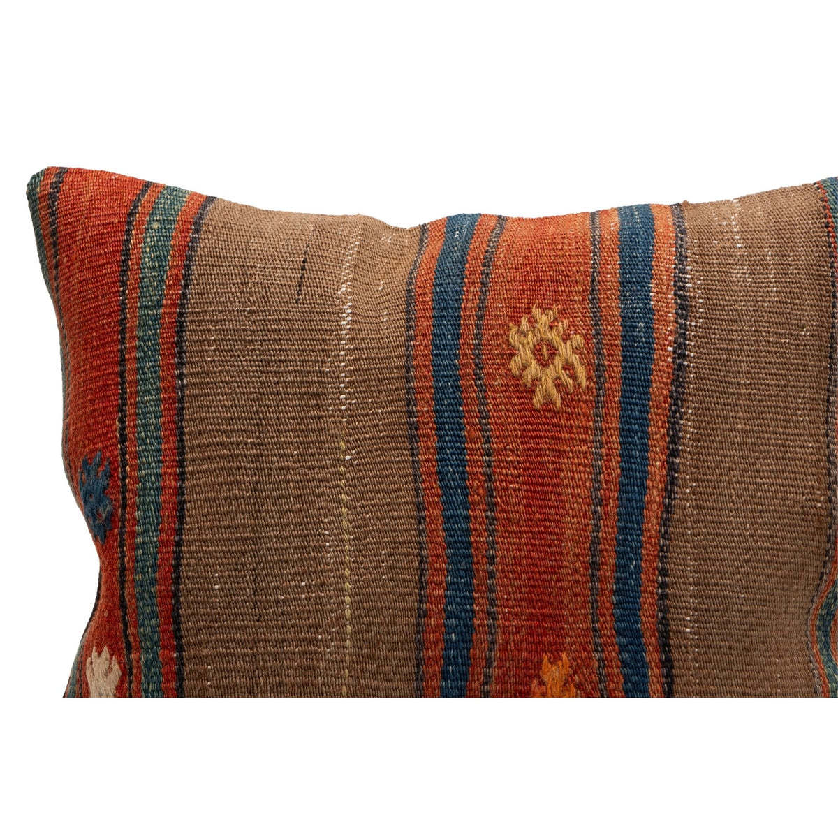 Handmade Kilim Throw Pillow Cover 16" x 16"