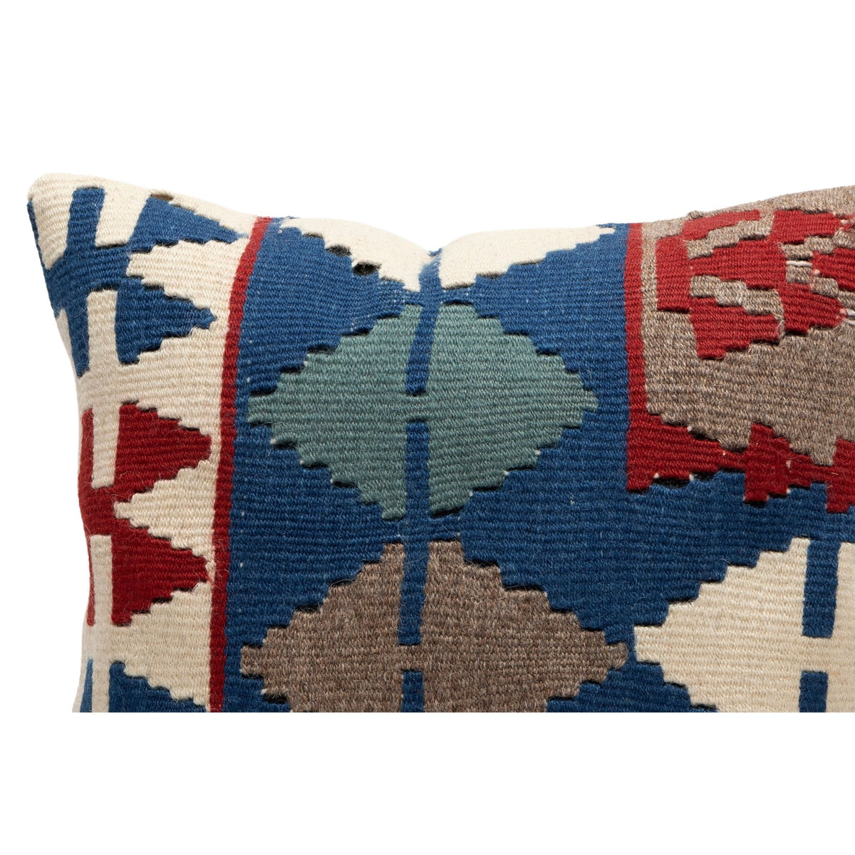 Handmade Kilim Throw Pillow Cover 16" x 16"