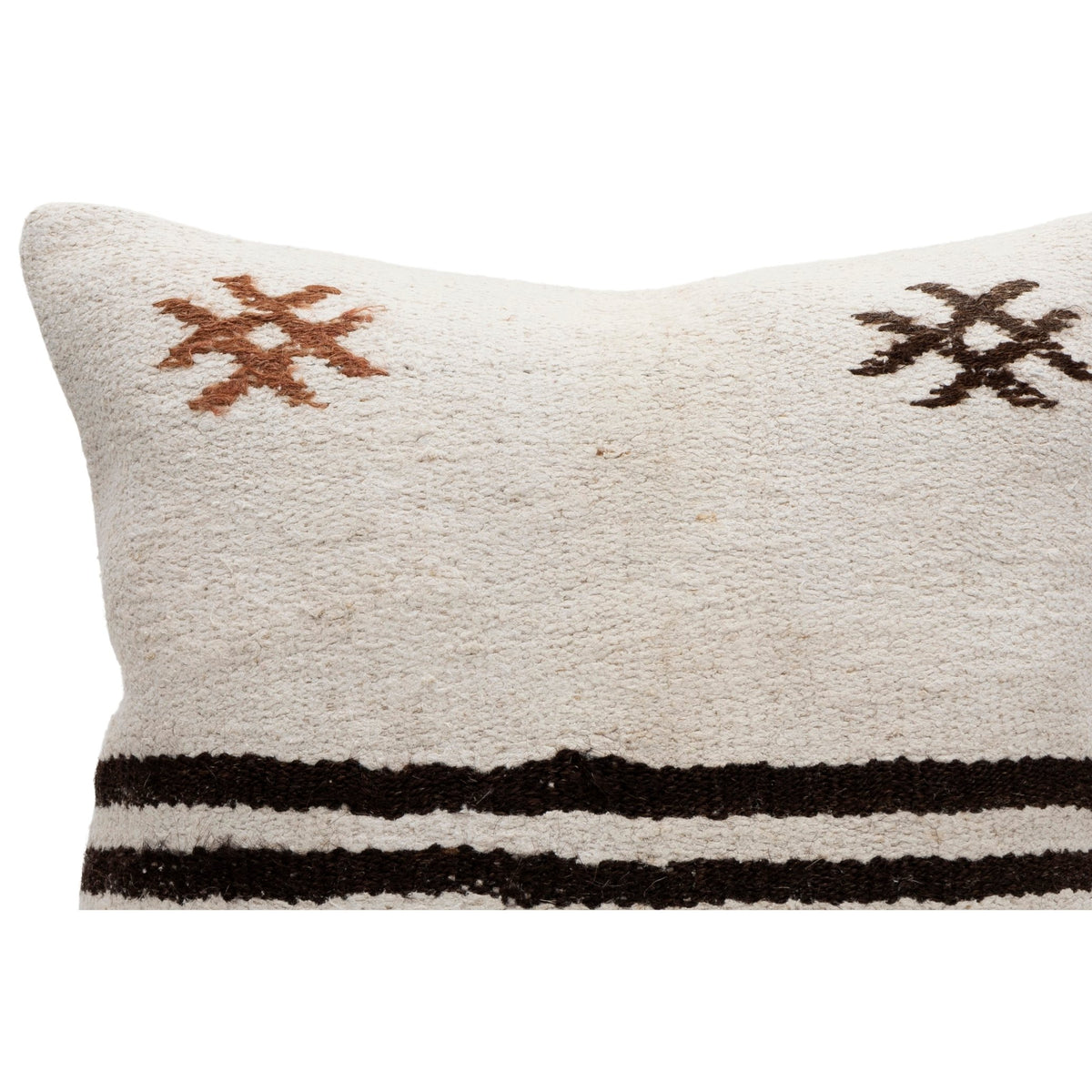 Handwoven Kilim Cushion Pillow Cover 16" x 16"