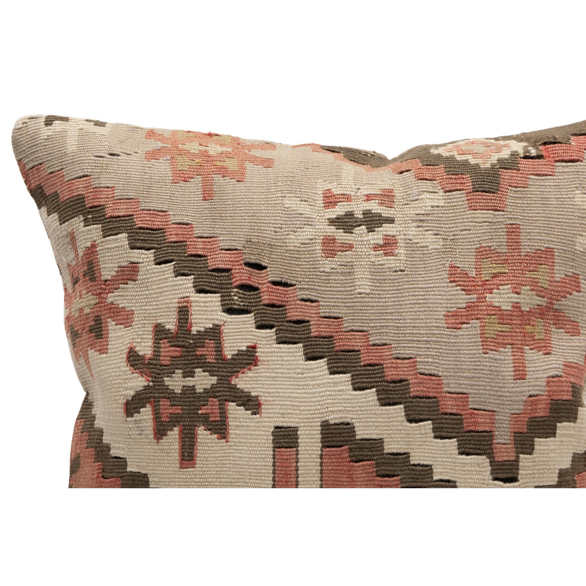 Vintage Handwoven Turkish Kilim Pillow Cover