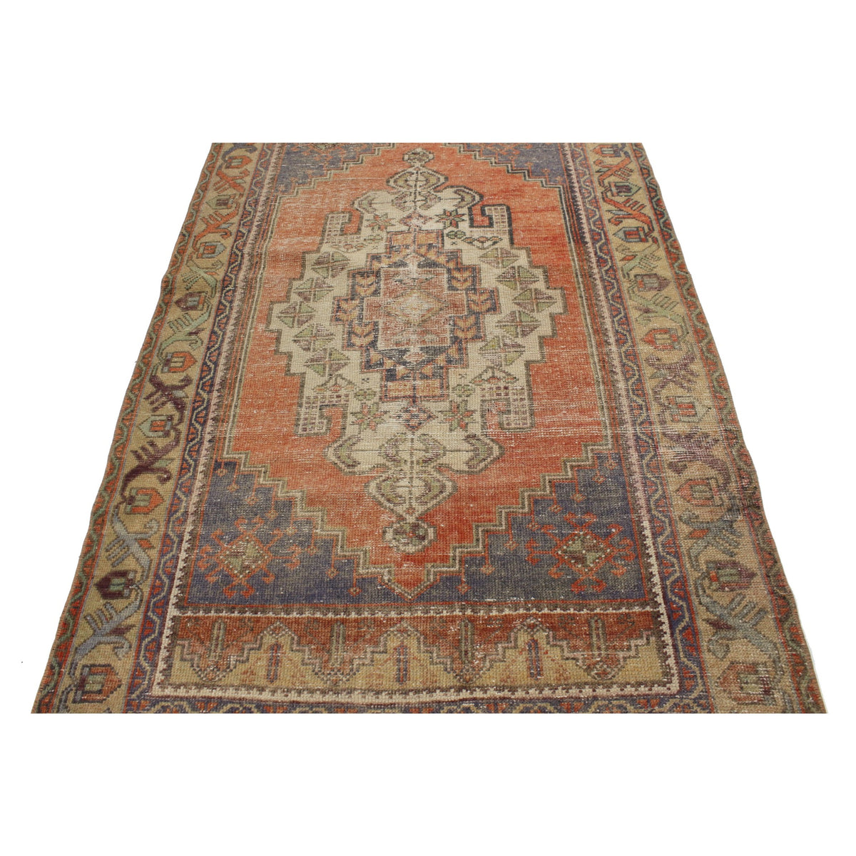 Slulia - (3'10'' x 6'9'') Vintage Turkish Rug