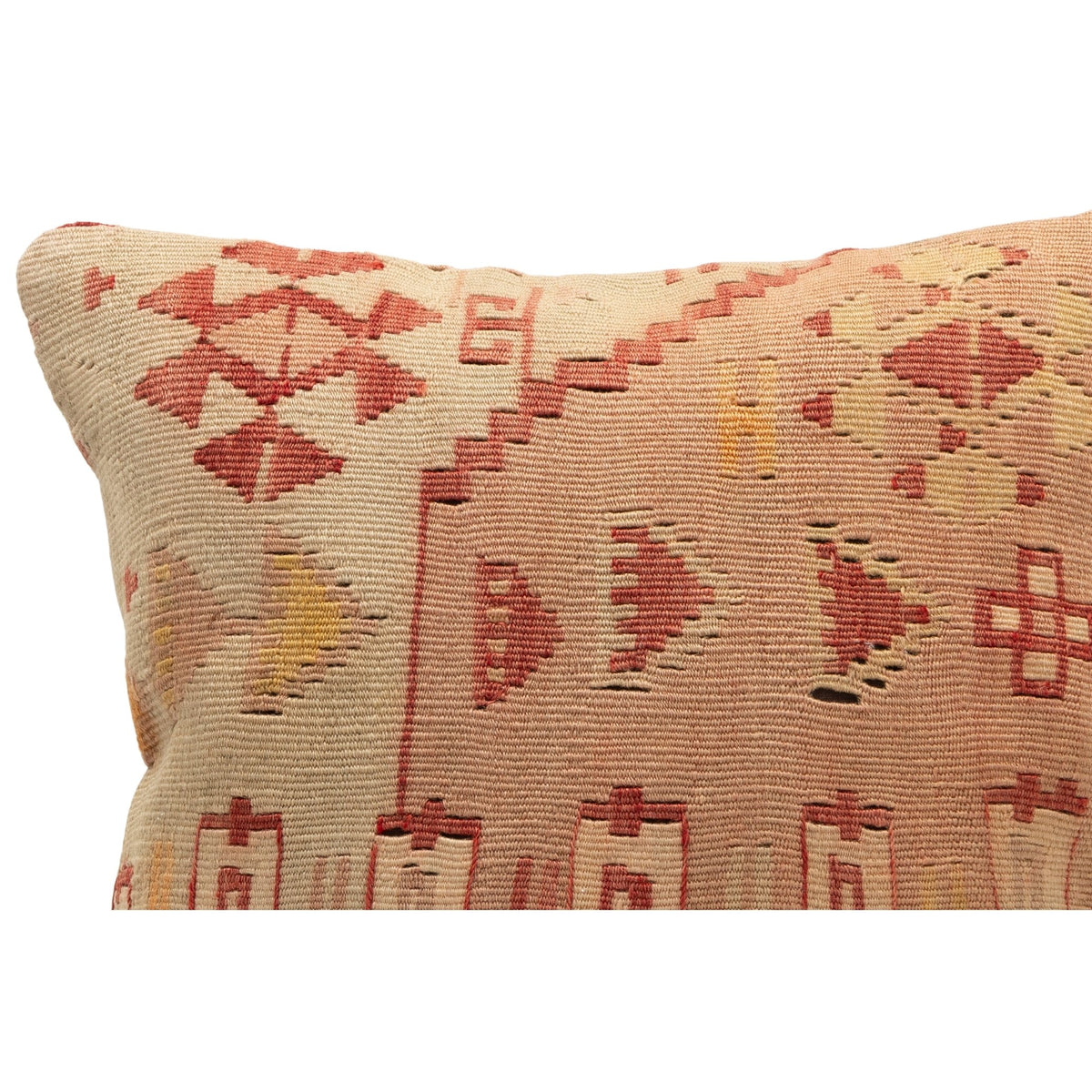 Vintage Handwoven Turkish Kilim Pillow Cover