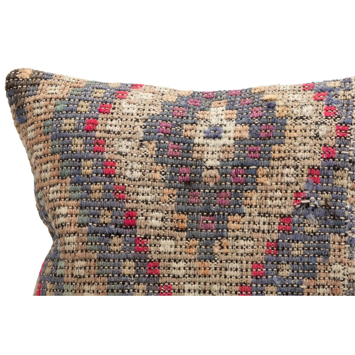 Handwoven Kilim Throw Pillow Cover 16" x 16"