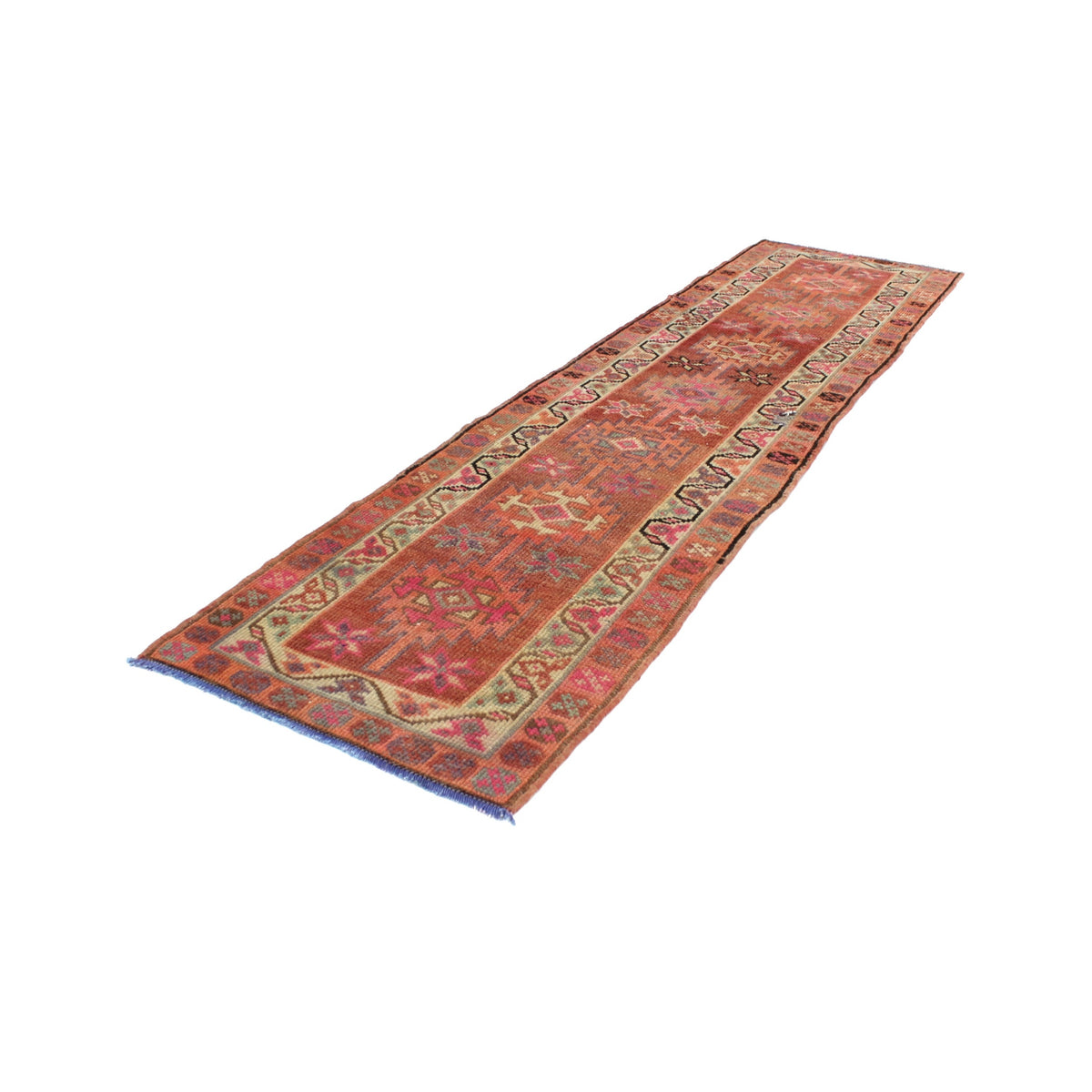 Thirre - (2'8" x 11') Vintage Turkish Runner Rug