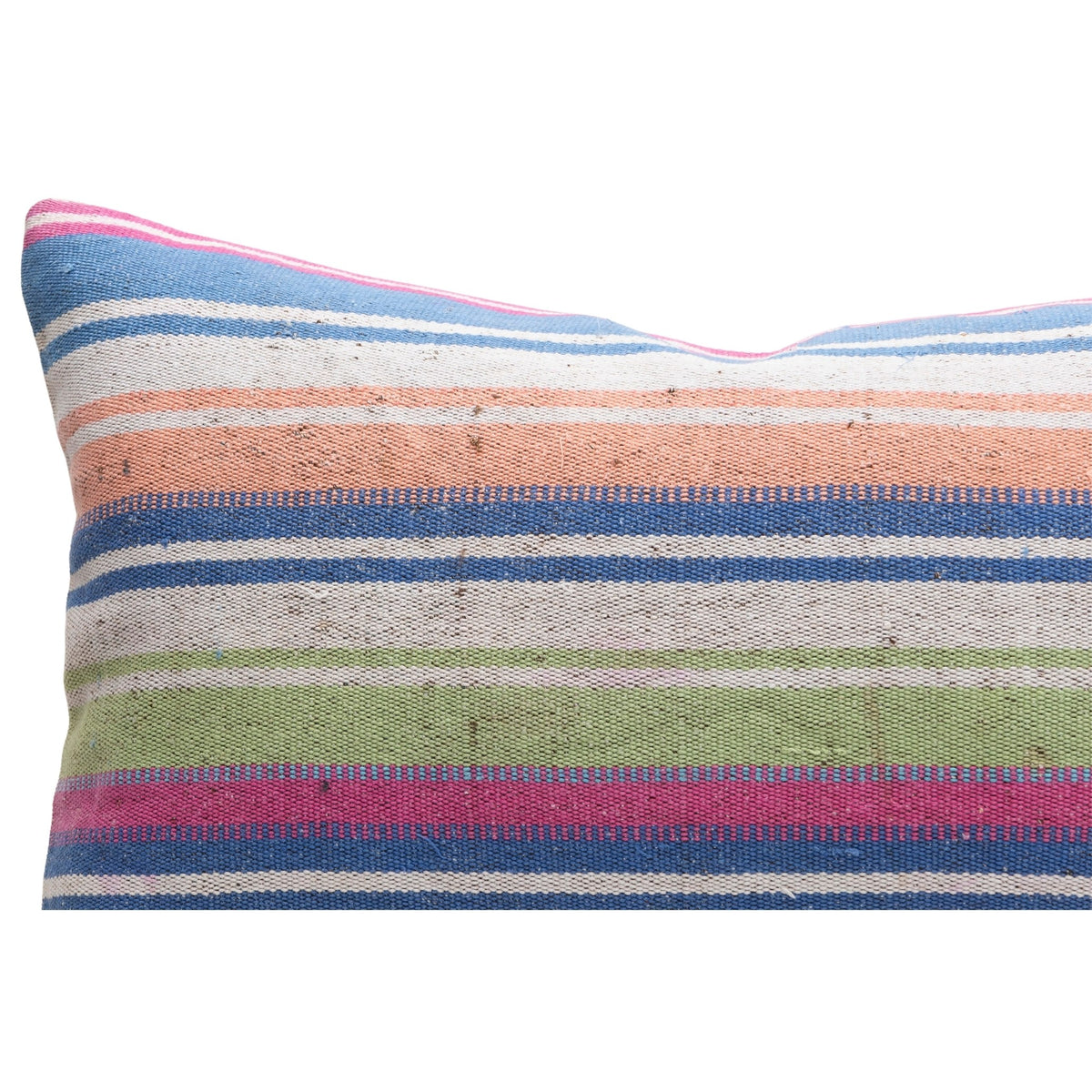 Vintage Striped Kilim Pillow Cover 16" x 24"