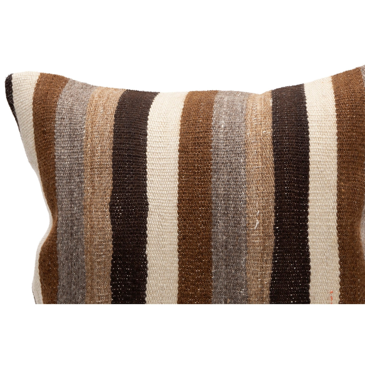 Vintage Striped Kilim Throw Pillow Case 16" x 16"