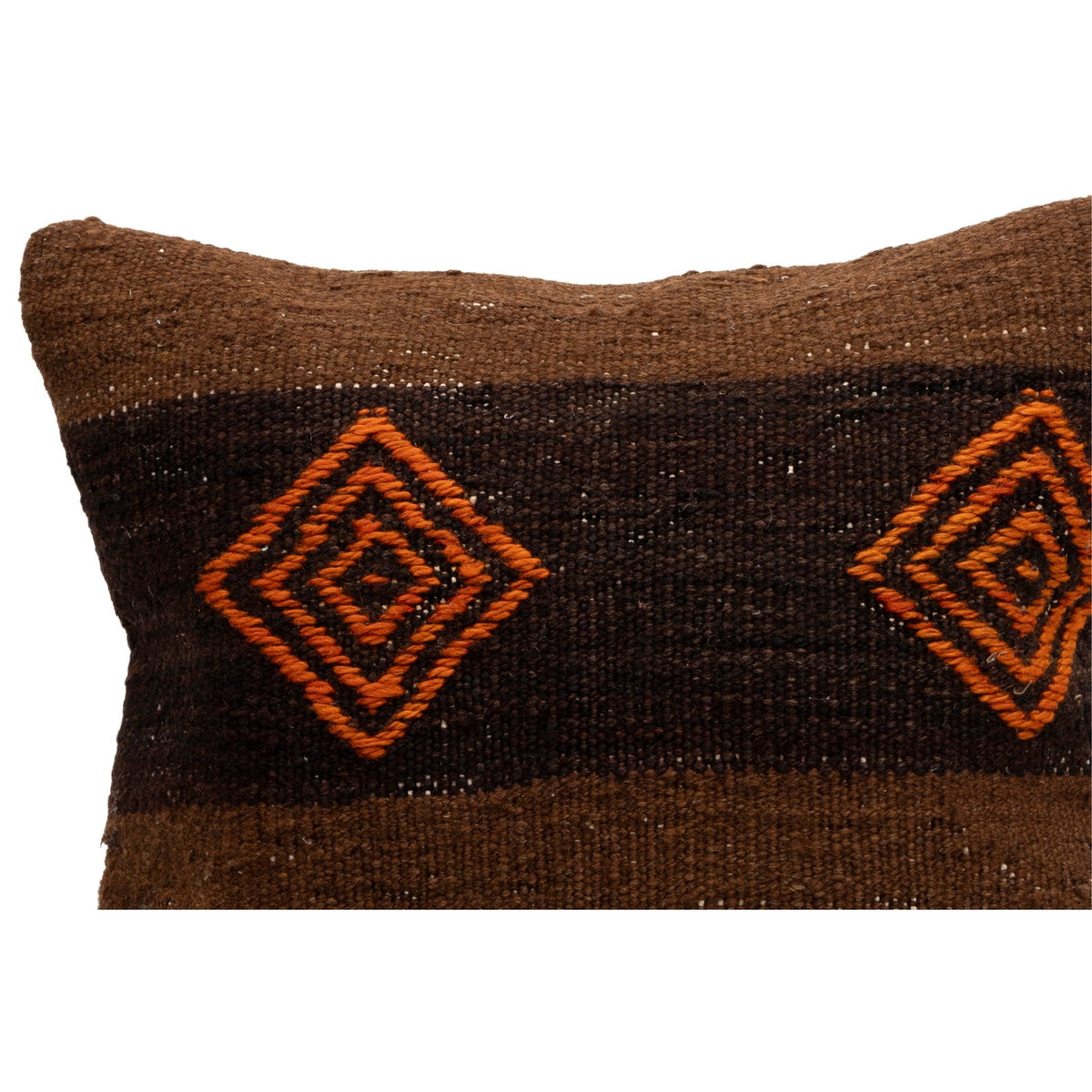 Handwoven Kilim Throw Pillow Case 16" x 16"