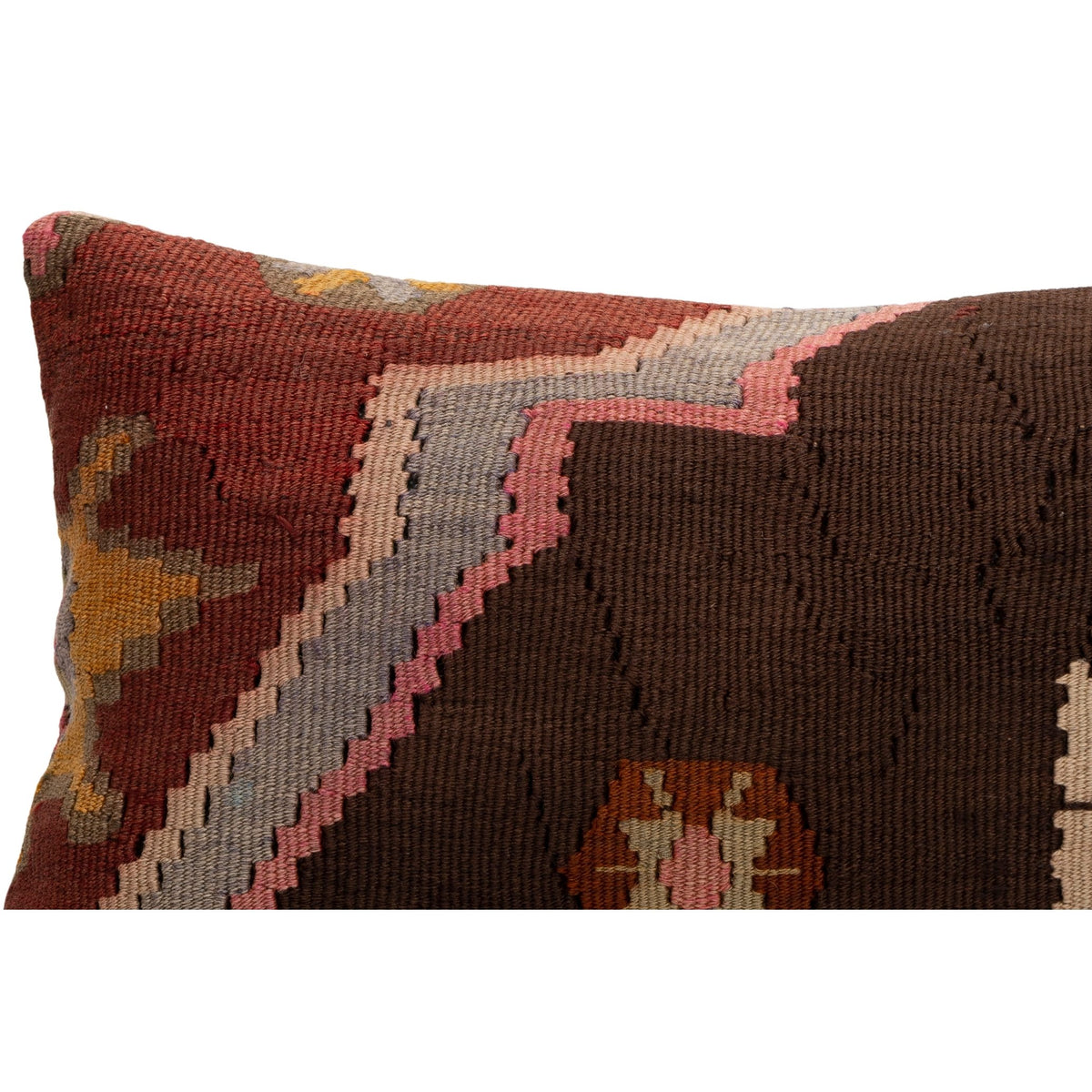 Oriental Kilim Throw Pillow Cover 12" x 20"