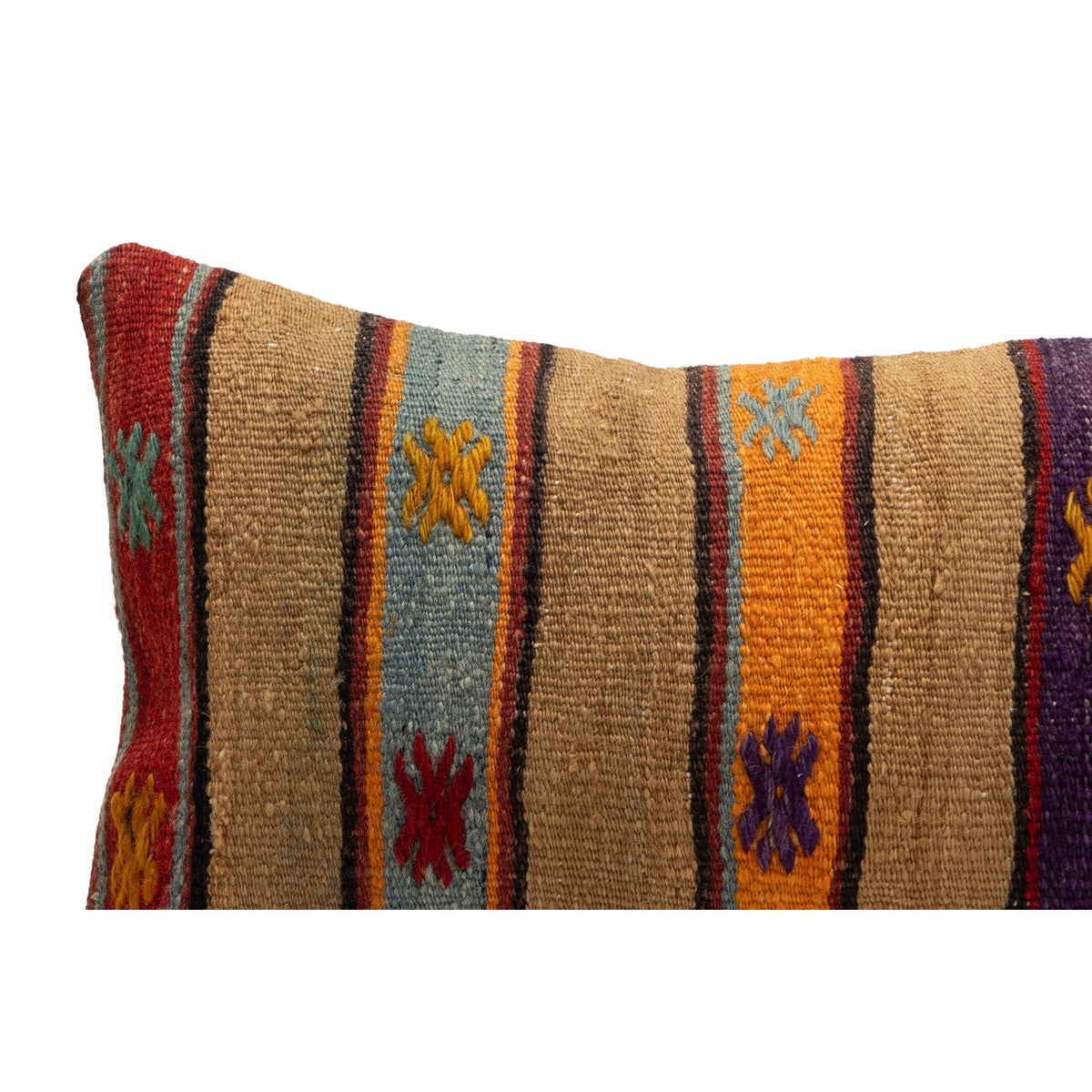 Handwoven Kilim Pillow Cover 12" x 20"