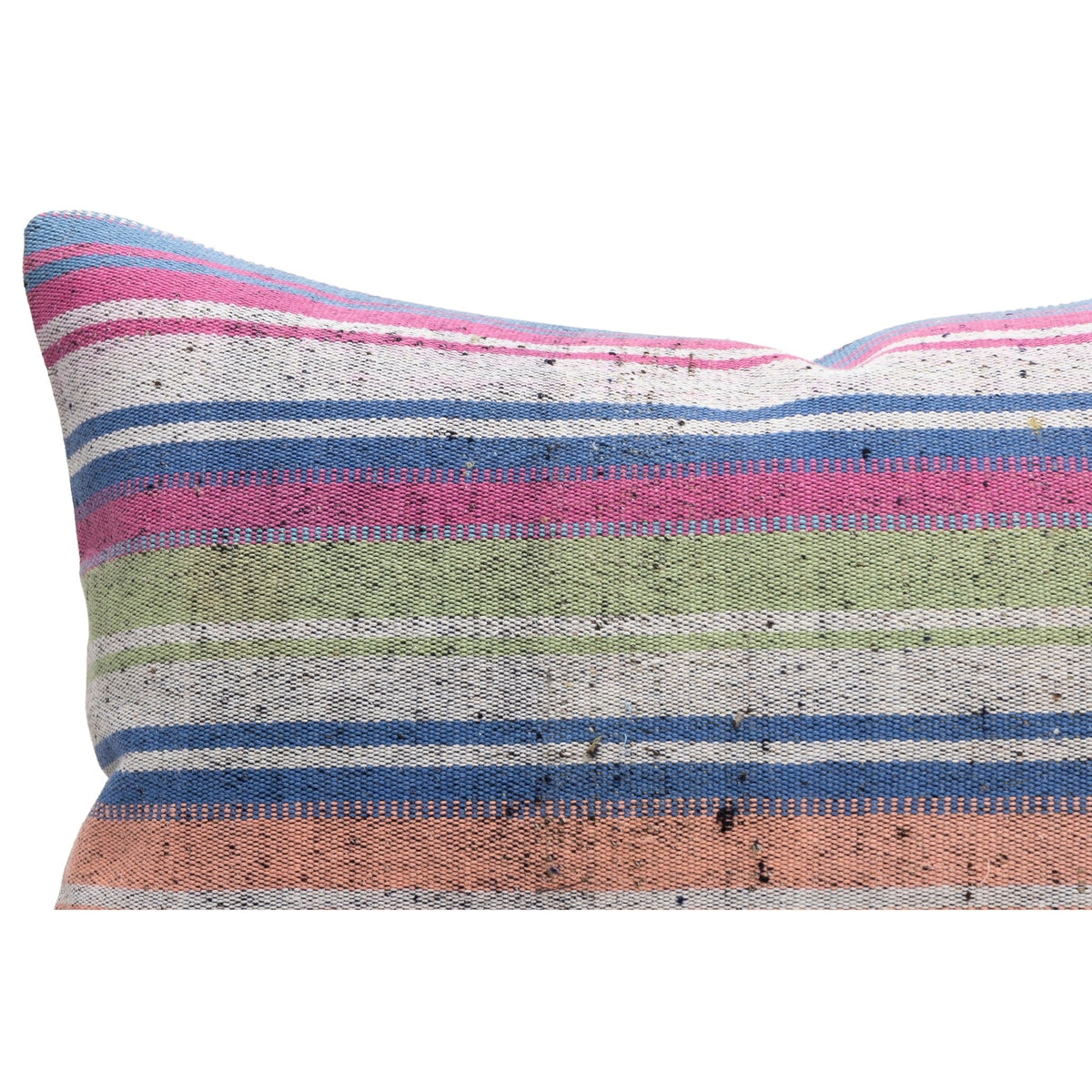 Vintage Striped Kilim Pillow Cover 16" x 24"